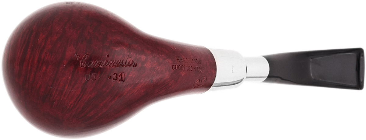 Italian Estate Caminetto Smooth Red Bent Apple with Silver (AR) (Unsmoked)