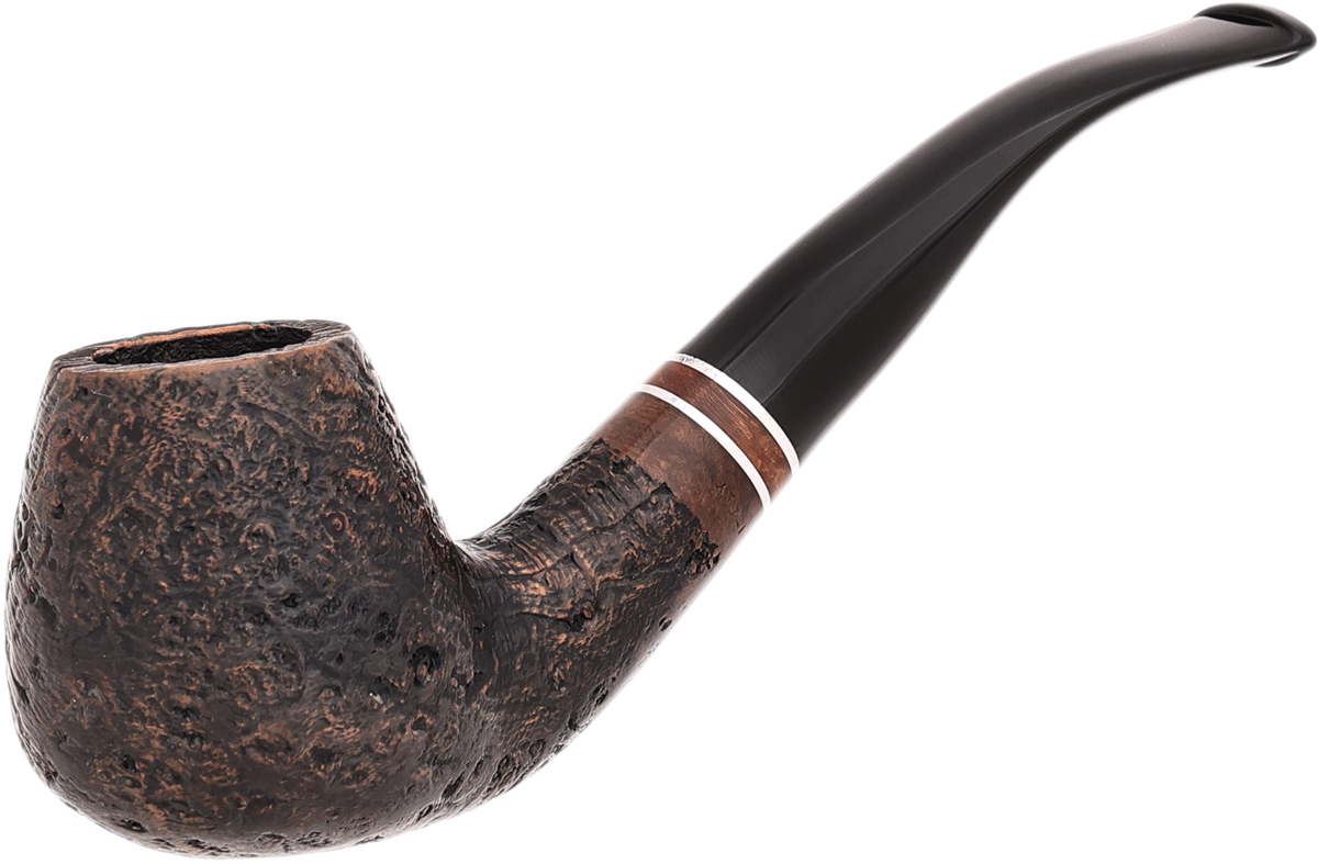 Italian Estate Calabresi Metamorfosi Sandblasted Bent Billiard (2040) (Unsmoked)