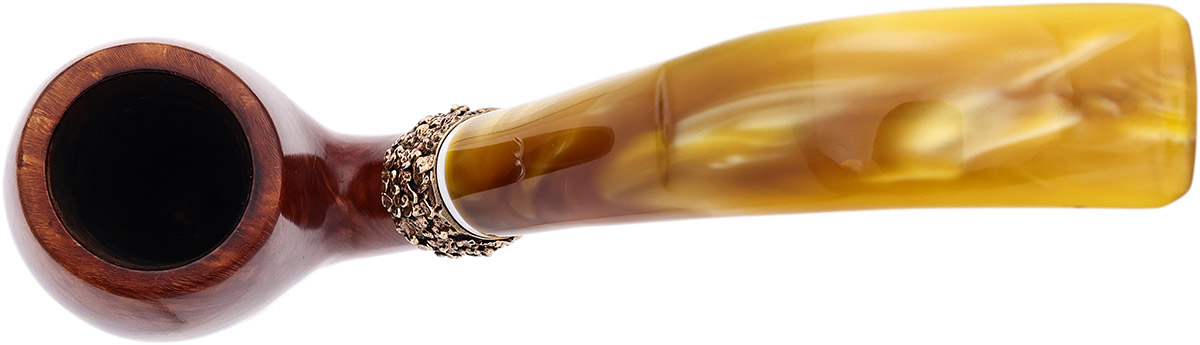 Italian Estate Caminetto Smooth Cavalier with 14K Gold (Tinder Box Golden Anniversary)