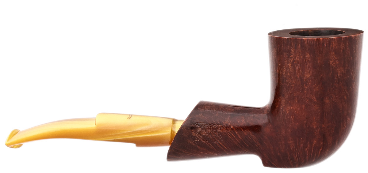 Italian Estate Caminetto Moustache Smooth Bent Dublin (Ascorti-Radice) (1968-1979) (Unsmoked)