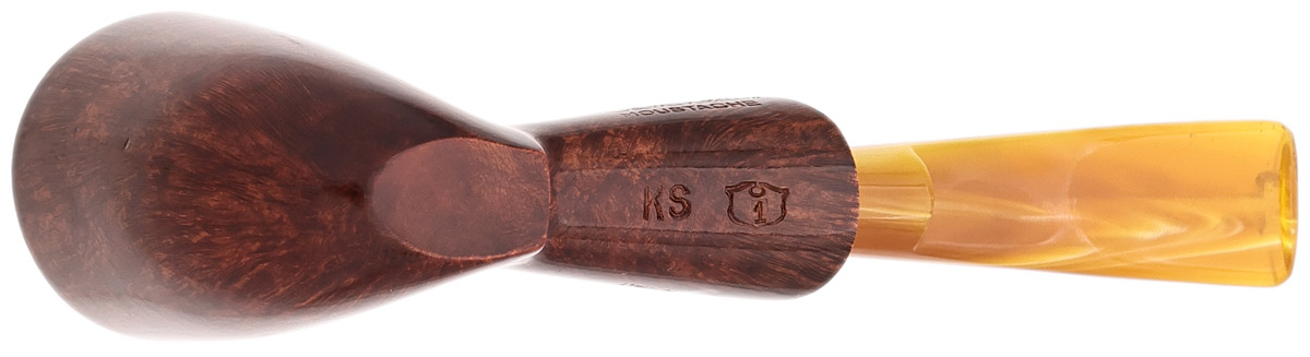 Italian Estate Caminetto Moustache Smooth Bent Dublin (Ascorti-Radice) (1968-1979) (Unsmoked)