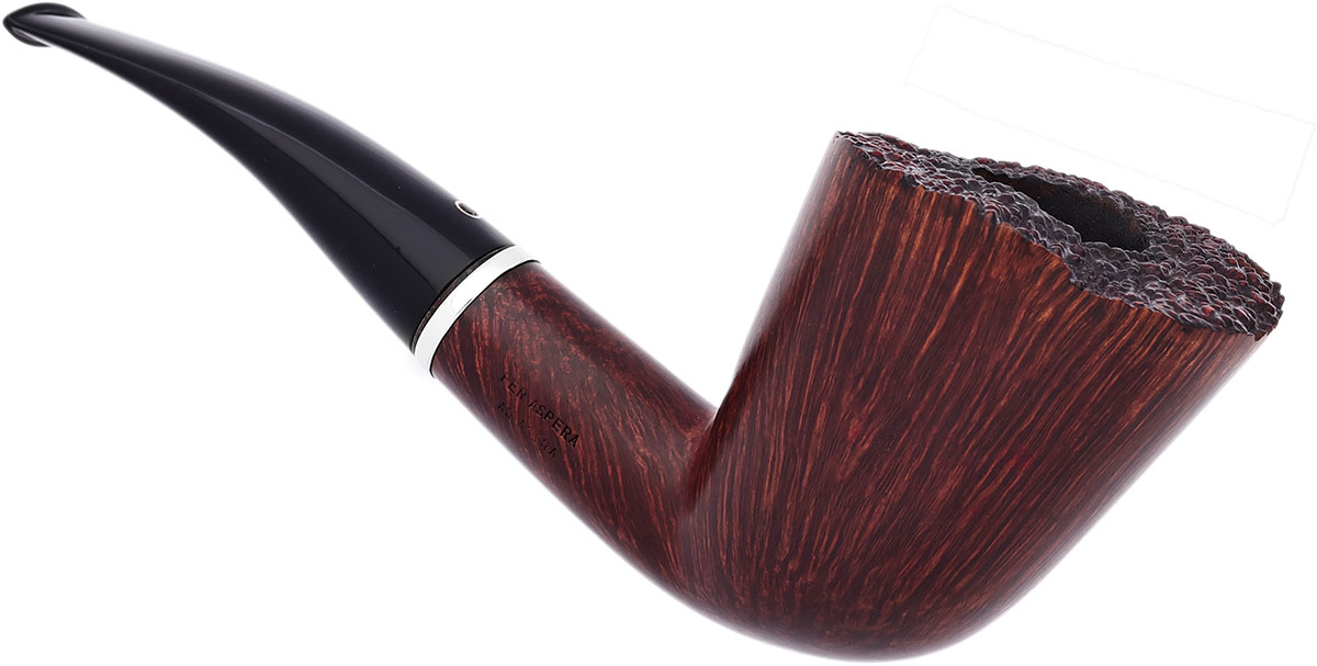 Italian Estate Ser Jacopo Gem Series Fiammata Bent Dublin with Silver (Granato) (Maxima Maxima)