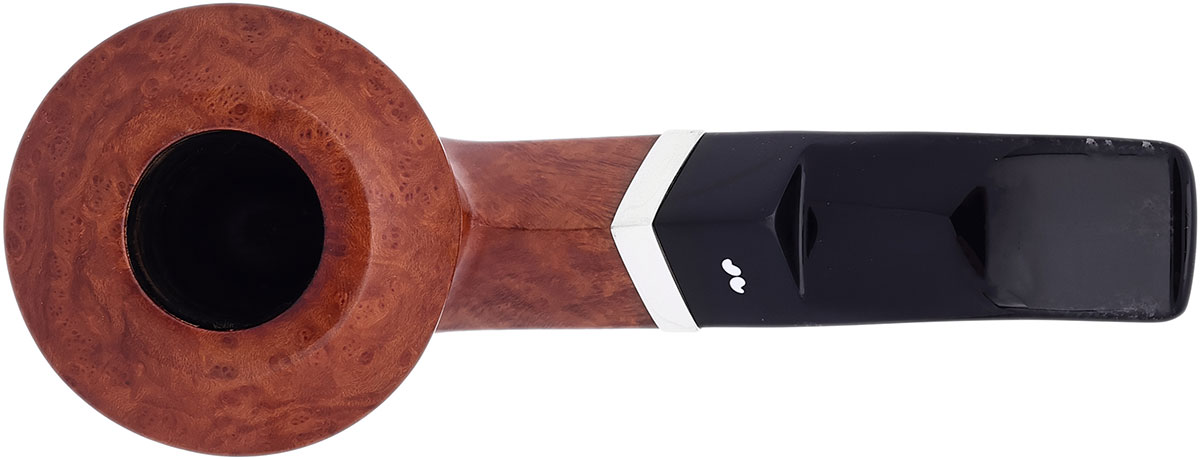 Italian Estate Caminetto Smooth Bent Bulldog with Silver (2.L.16) (AR)