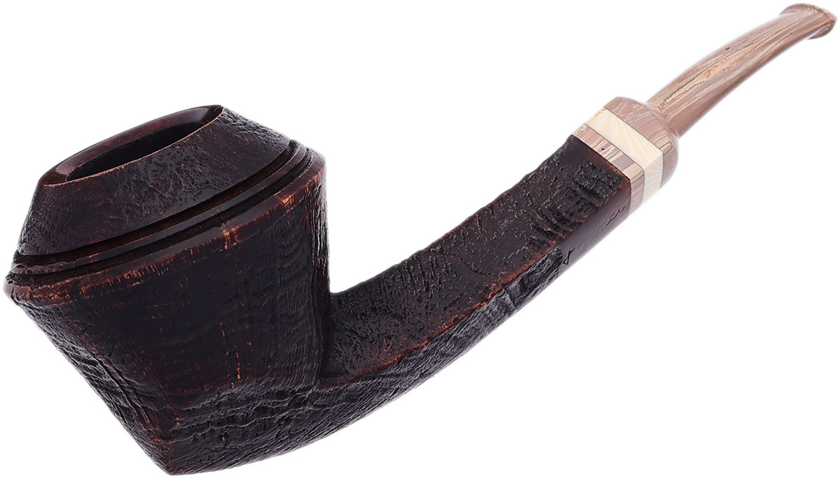 Italian Estate Vitale Ganci Sandblasted Bent Bulldog (Unsmoked)