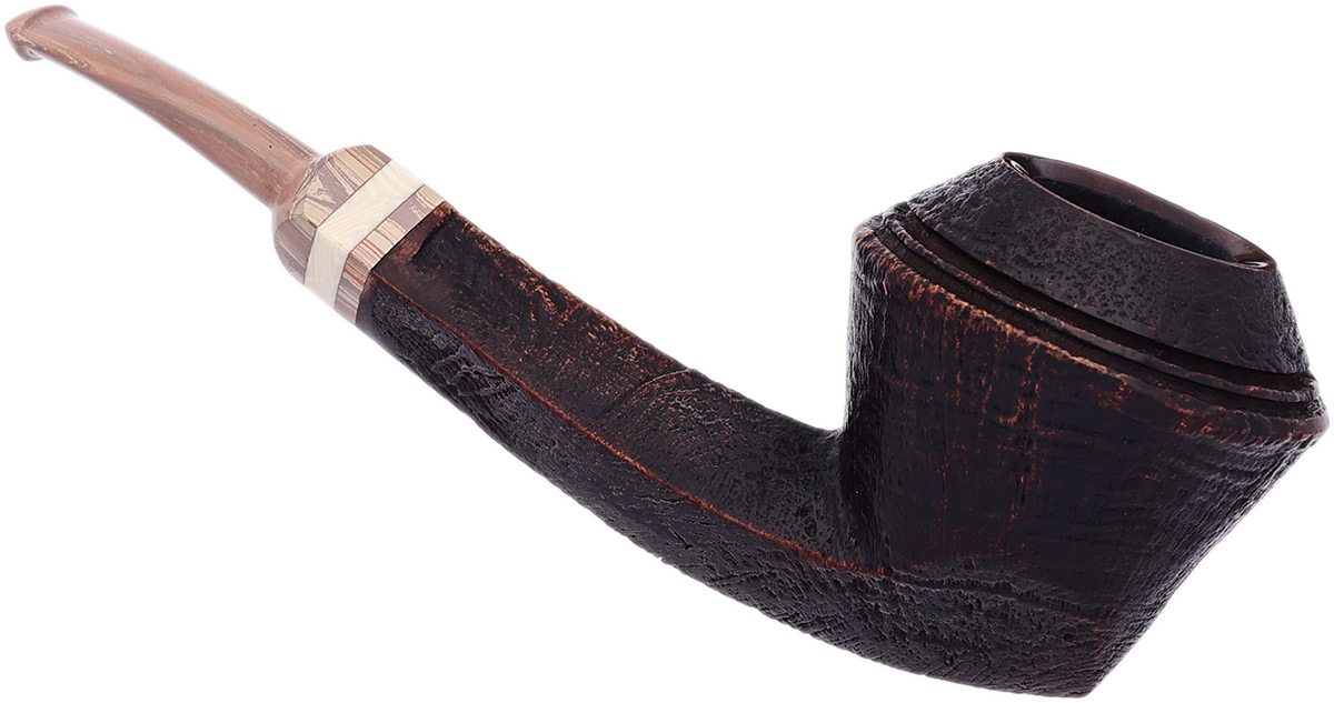 Italian Estate Vitale Ganci Sandblasted Bent Bulldog (Unsmoked)