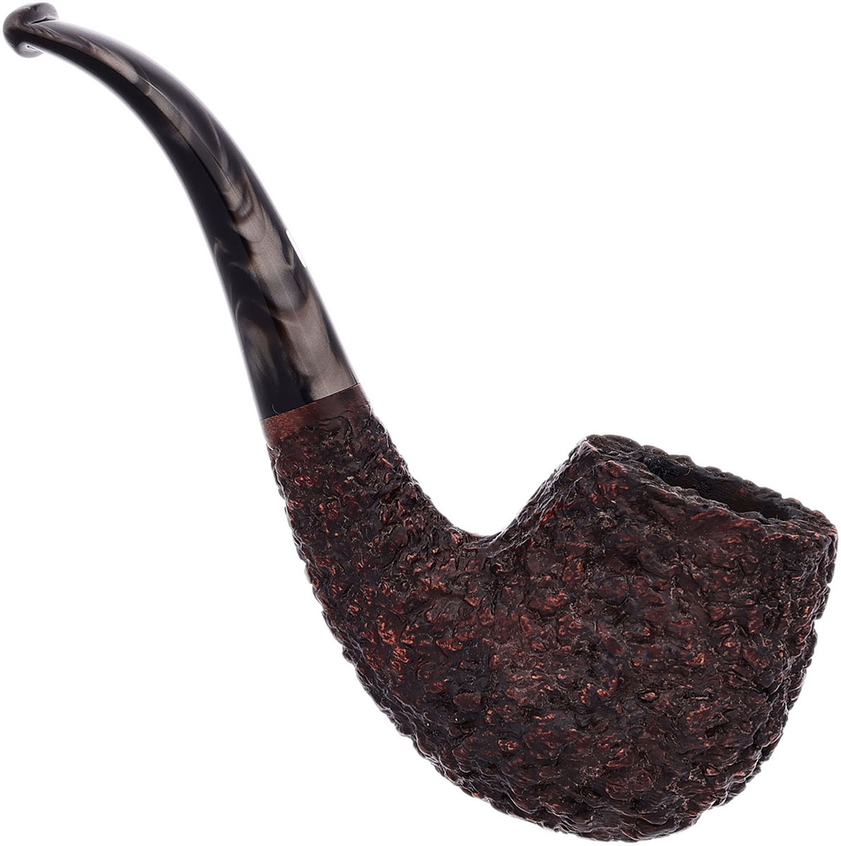 Italian Estate Castello Sea Rock Briar Bent Billiard (KKKK)
