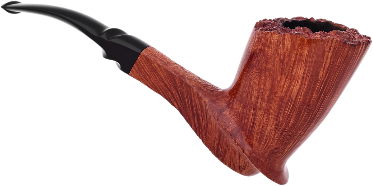 Italian Estate Savinelli Autograph Partially Sandblasted Freehand (6)
