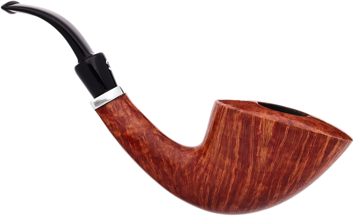 Italian Estate Il Ceppo Smooth Bent Dublin with Silver (4)