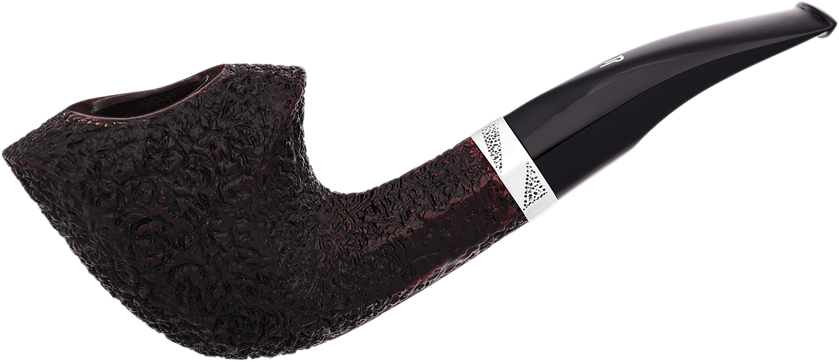Italian Estate Rinaldo Egea Collection Rusticated Paneled Horn with Silver (SL8) (01)