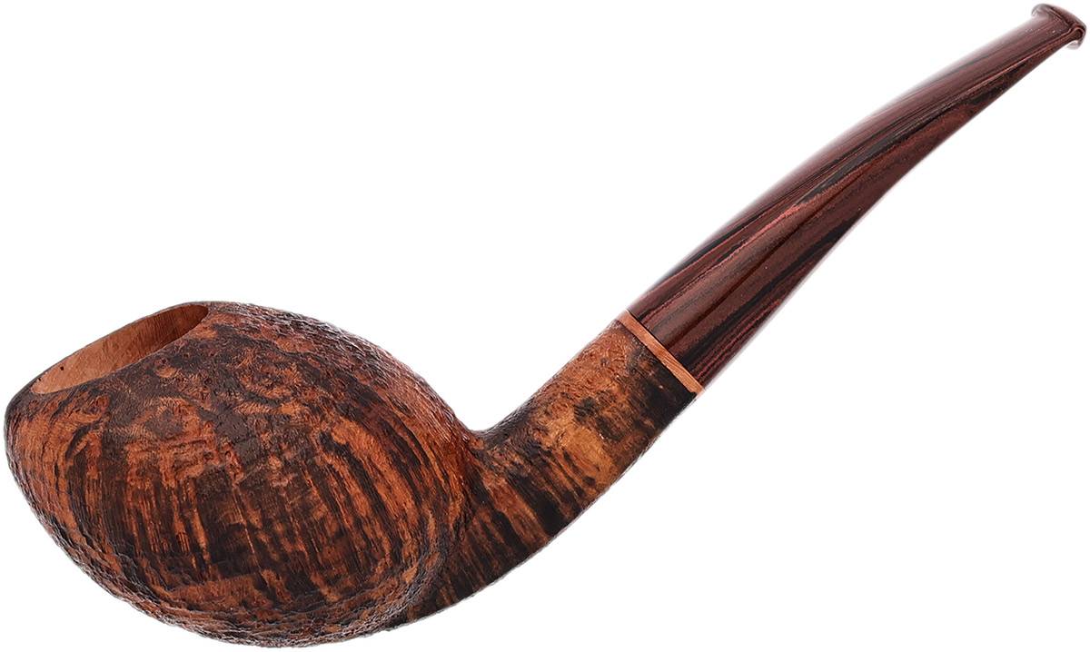 Italian Estate Davide Iafisco Sandblasted Bent Egg (2014) (GR2) (Unsmoked)