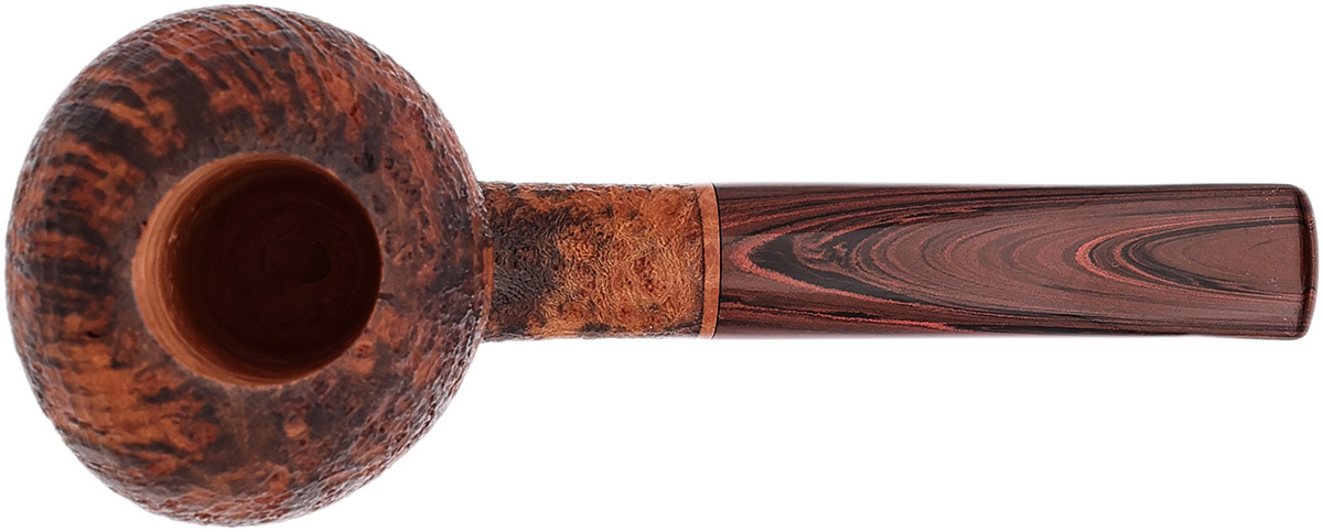 Italian Estate Davide Iafisco Sandblasted Bent Egg (2014) (GR2) (Unsmoked)