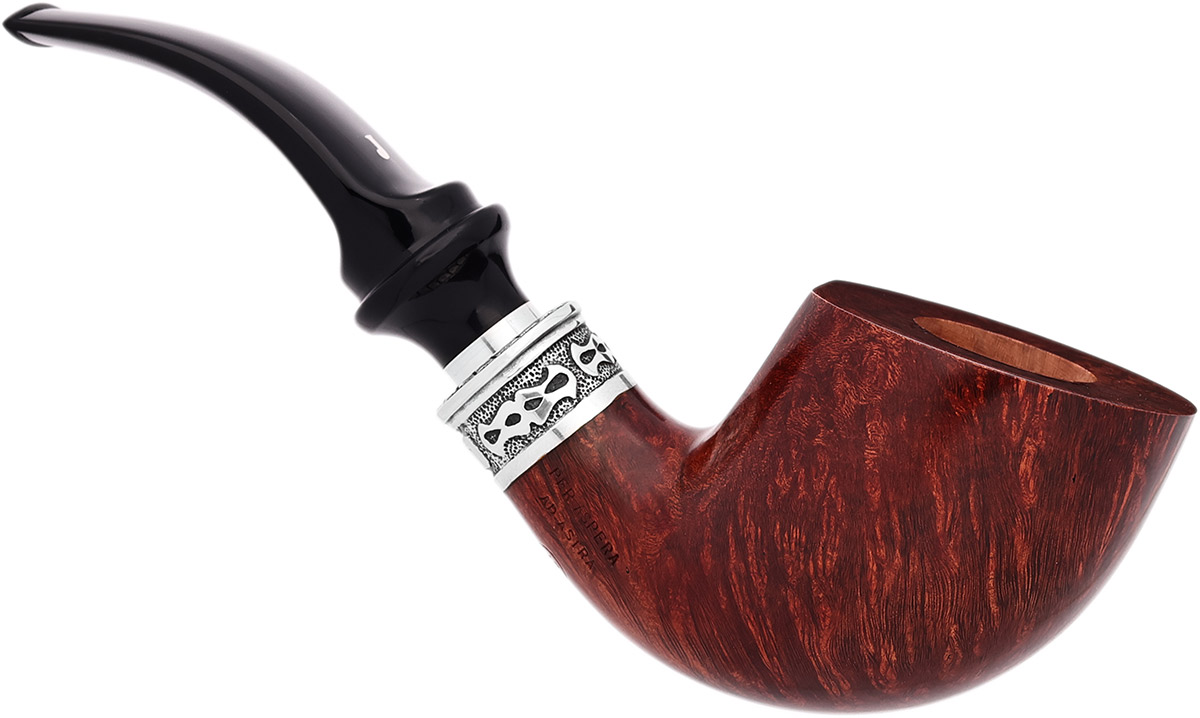 Italian Estate Ser Jacopo Delecta Smooth Bent Dublin with Silver (L1) (Unsmoked)
