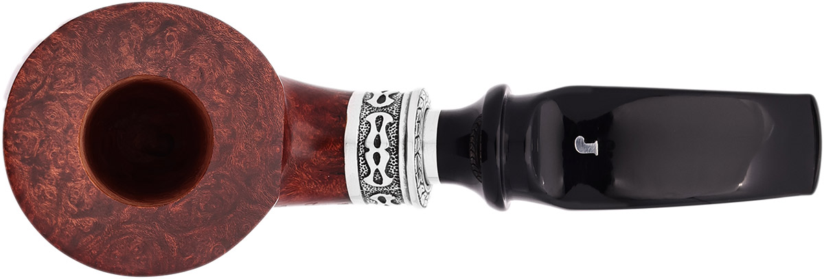 Italian Estate Ser Jacopo Delecta Smooth Bent Dublin with Silver (L1) (Unsmoked)