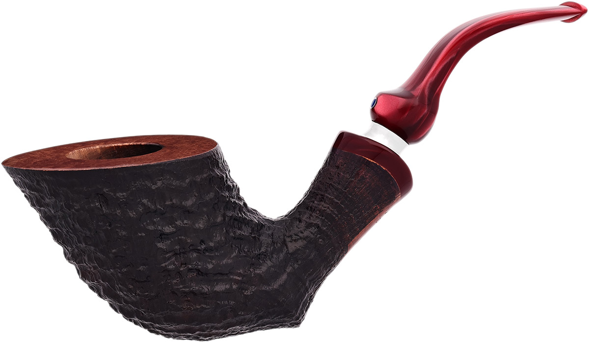 Italian Estate Ardor Urano Sandblasted Fantasy Bent Dublin with Silver (DR) (2006)