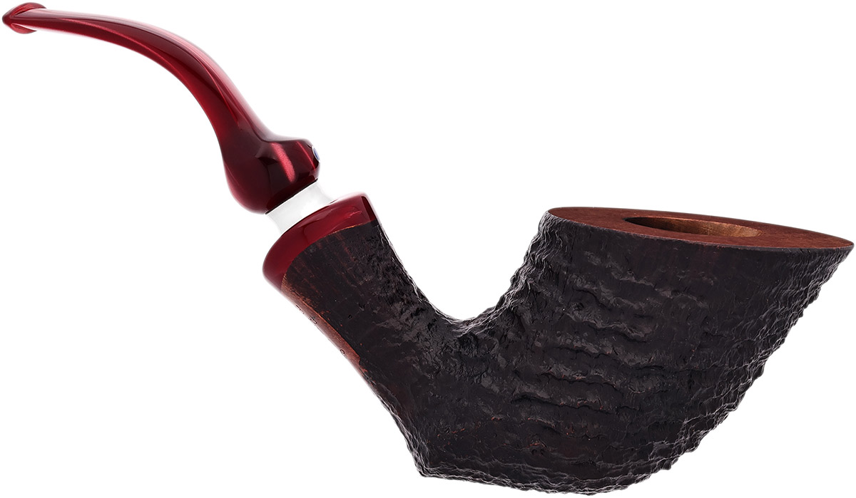 Italian Estate Ardor Urano Sandblasted Fantasy Bent Dublin with Silver (DR) (2006)