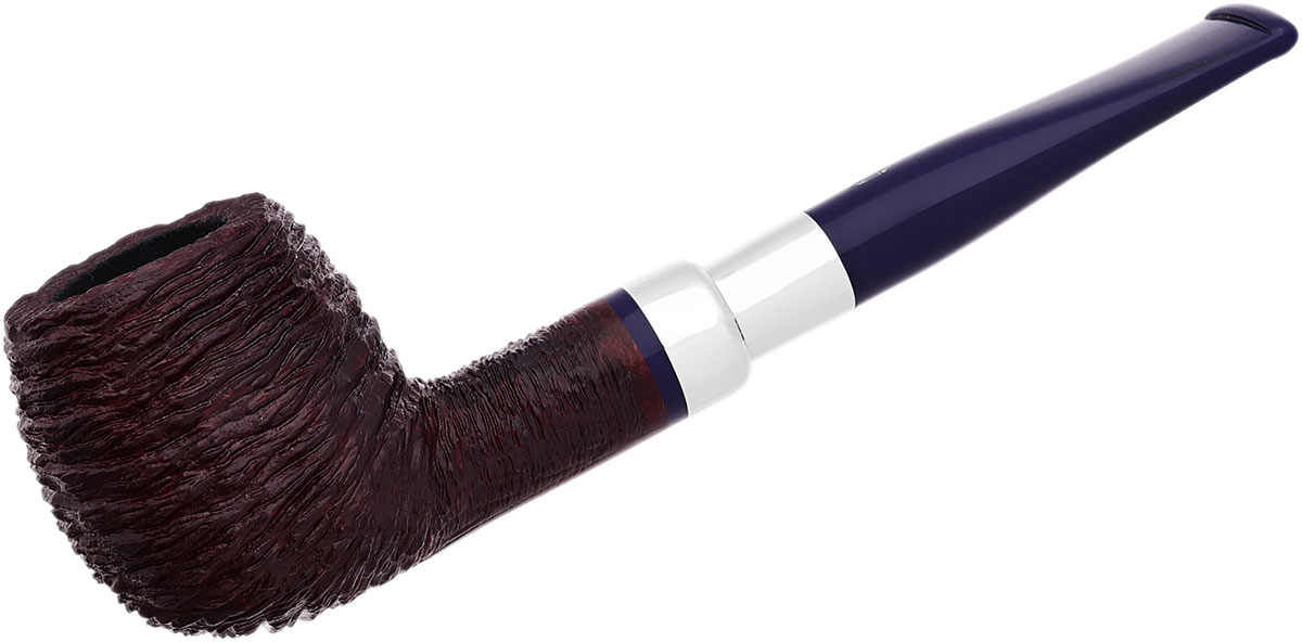 Italian Estate Savinelli Eleganza Rusticated Dark Brown (207) (6mm) (Unsmoked)