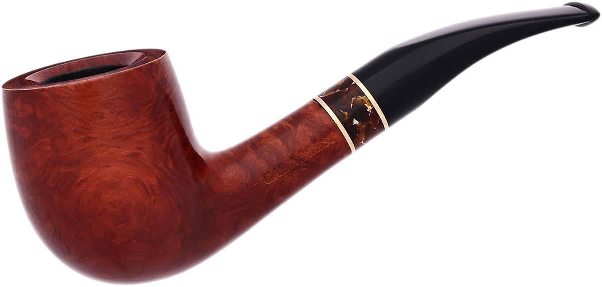 Italian Estate Calabresi Smooth Bent Billiard (V.S.Q.) (A92) (Unsmoked)
