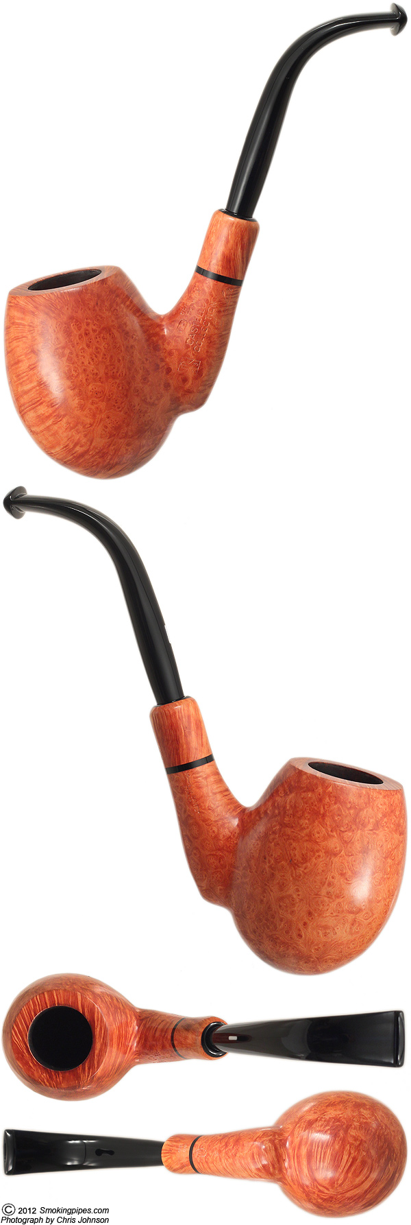 Italian Estate Castello Collection Bent Egg with Briar Army Mount (Occhio di Pernice) (KK) (2010)