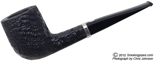 Italian Estate Mastro de Paja Sandblasted Billiard with Silver