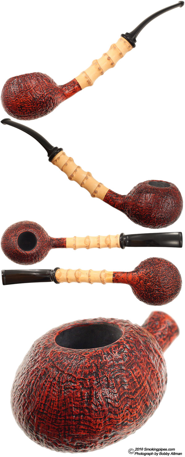 Japanese Estate Hiroyuki Tokutomi Sandblasted Tomato with Bamboo (2003) (Unsmoked)
