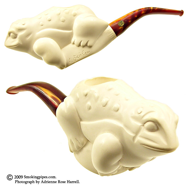 CAO/Beckler Meershaum Frog (Unsmoked) Tobacco Pipe
