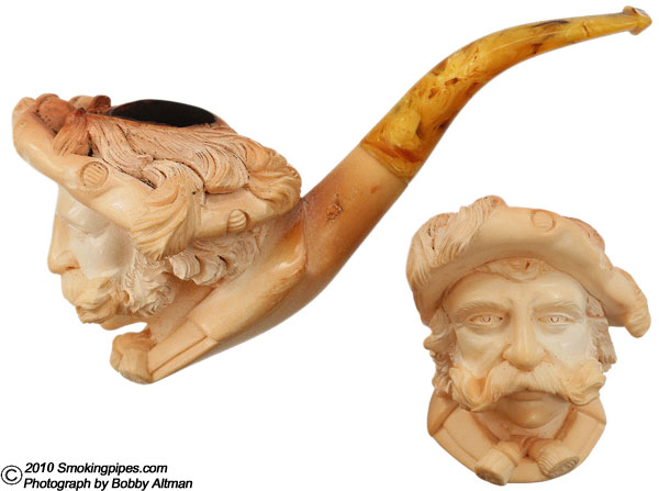 Misc. Estate S. Yanik Meerschaum Musketeer with Case