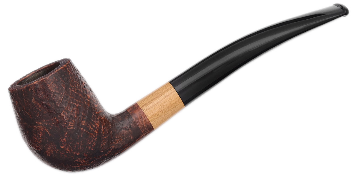 Misc. Estate Unknown Sandblasted Bent Billiard (6)