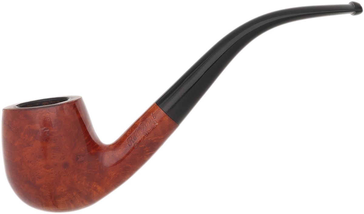 Misc. Estate Red Point Old Briar Smooth Bent Billiard