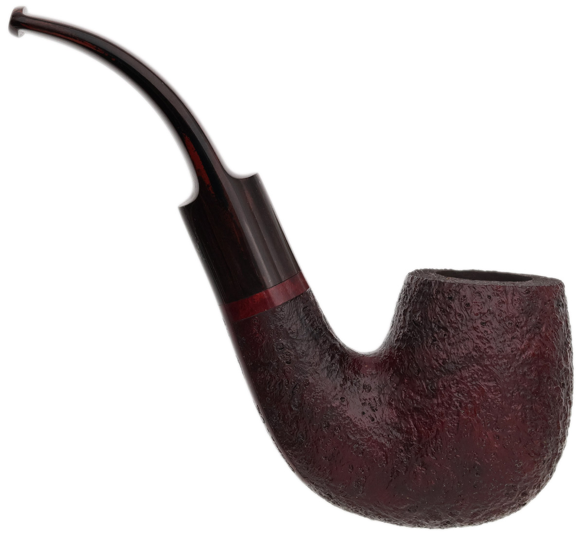 Misc. Estate Michael Parks / Les Wood Commonweal Sandblasted Bent Billiard (P2S) (AG) (2022) (Unsmoked)