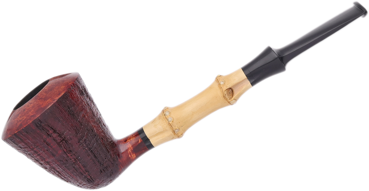 Misc. Estate Sabina Santos Partially Sandblasted Dublin with Bamboo (Unsmoked)
