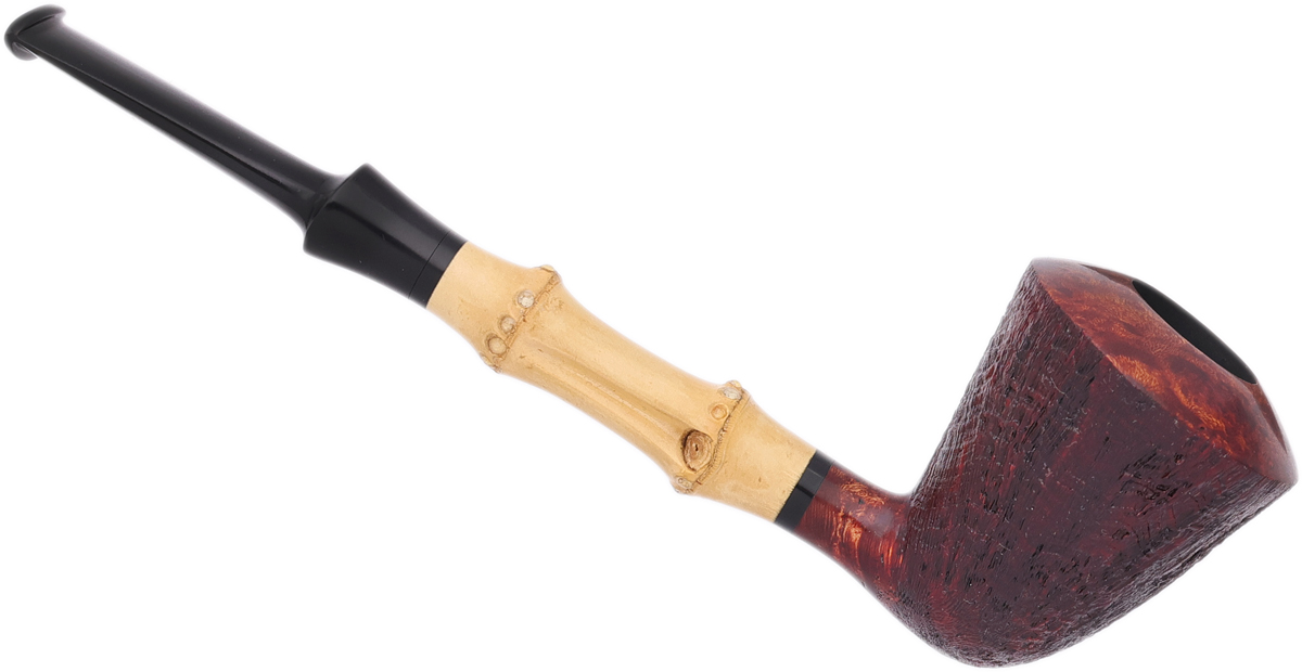 Misc. Estate Sabina Santos Partially Sandblasted Dublin with Bamboo (Unsmoked)