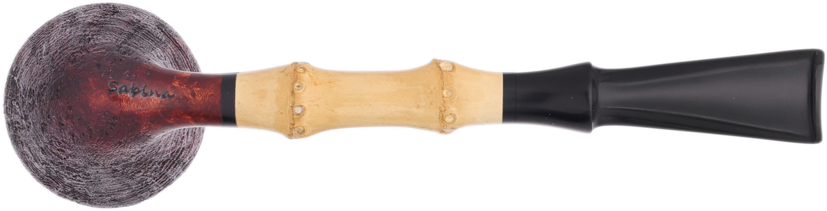 Misc. Estate Sabina Santos Partially Sandblasted Dublin with Bamboo (Unsmoked)