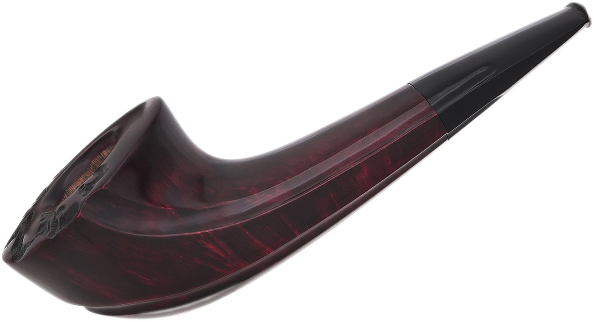 DS Djuragin Spot Carved Freehand with Tamper (Unsmoked) Tobacco Pipe