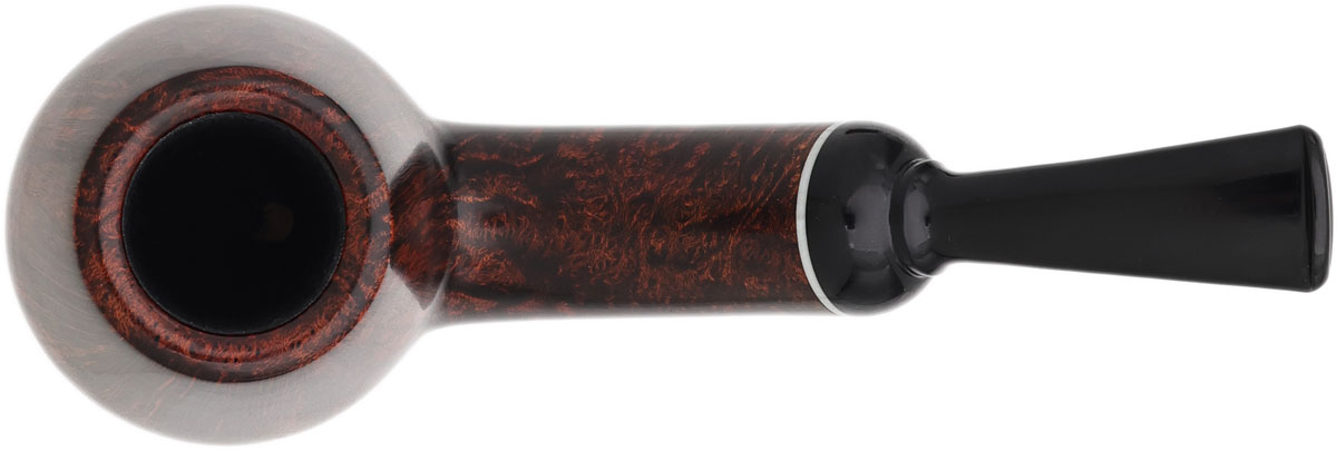 Misc. Estate Wojtek Pastuch Smooth Bent Brandy with Warthog Tusk (0720) (Unsmoked)