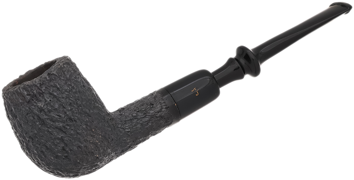 Pioneer Meerschaum Rusticated Billiard Tobacco Pipe