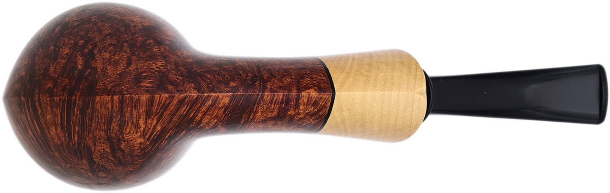 Misc. Estate Chris Asteriou Smooth Bent Egg with Boxwood (1449) (2025) (Unsmoked)