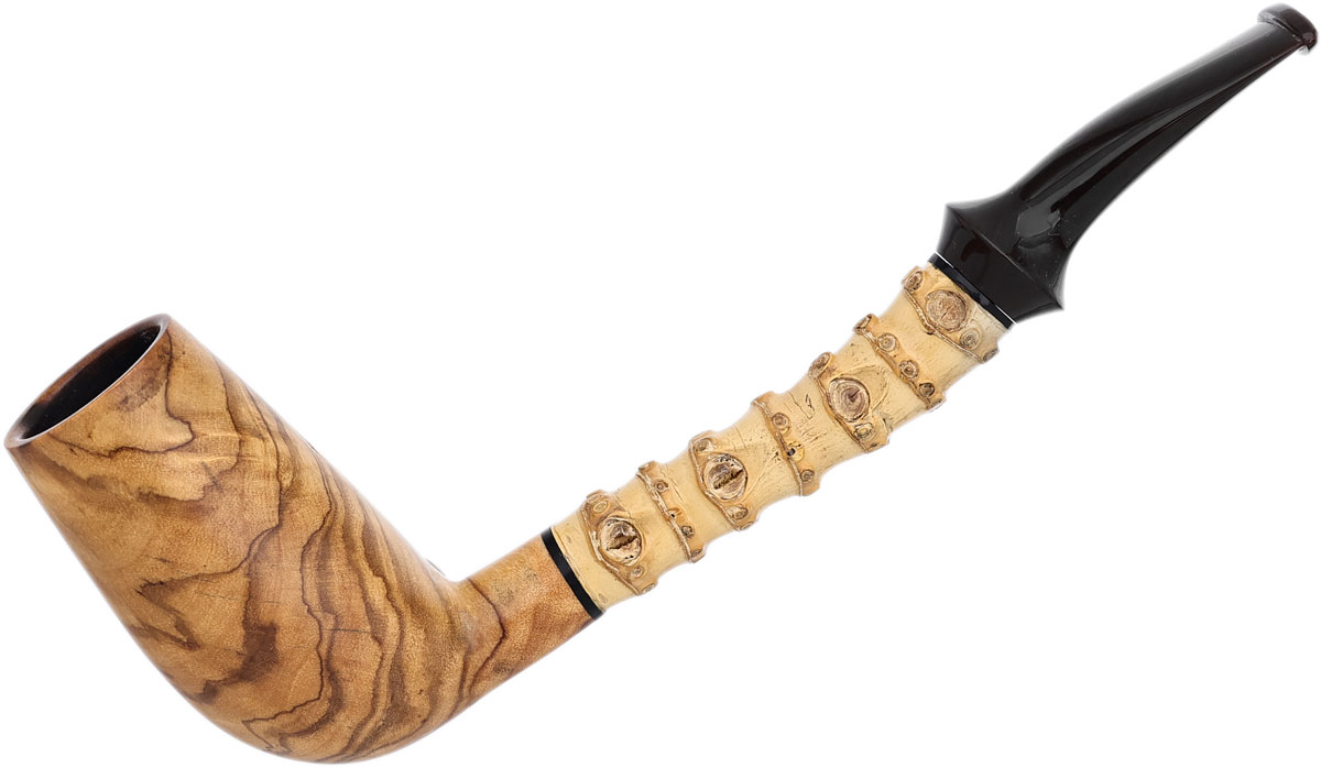 Misc. Estate Zissis Smooth Olivewood Stack with Bamboo (2022) (232)