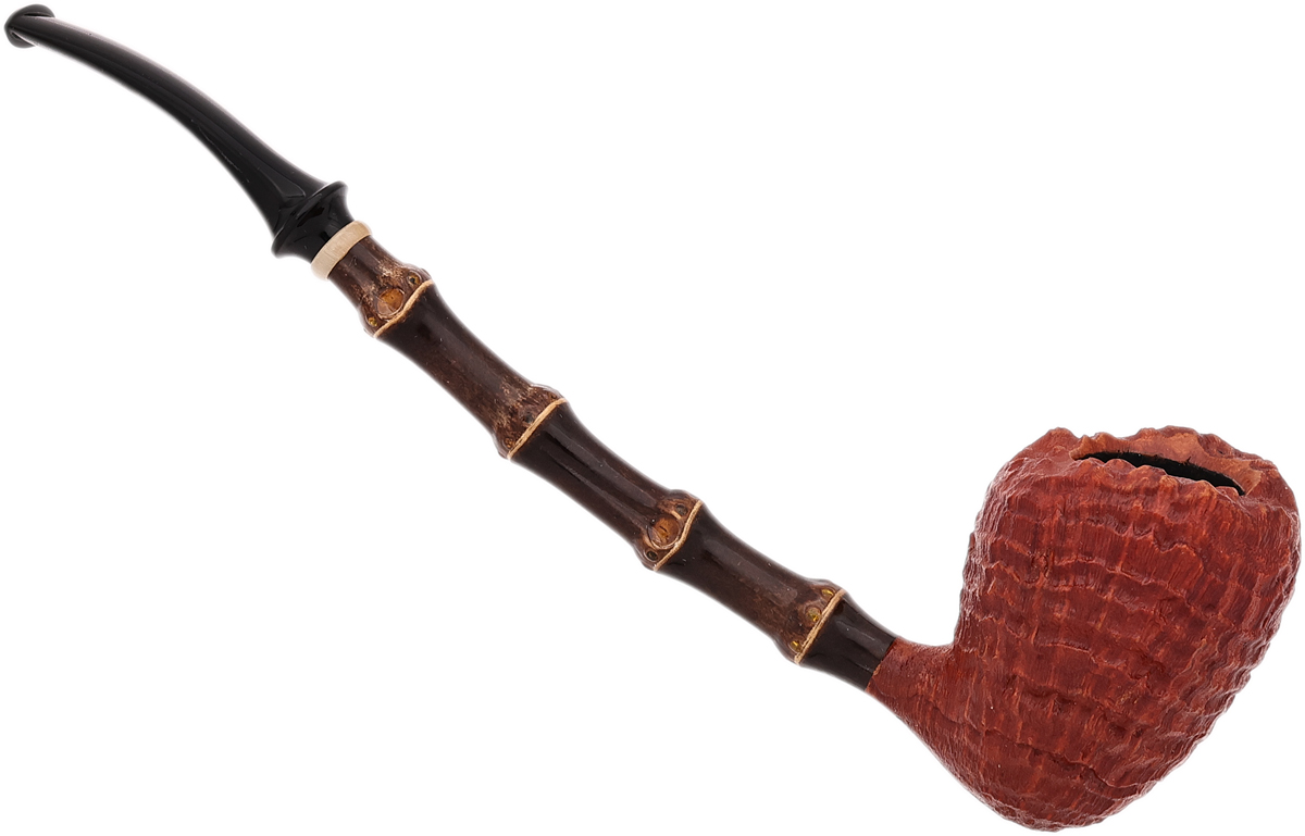 Misc. Estate Chris Asteriou Sandblasted Acorn with Bamboo and Horn (02/16) (2016) (Unsmoked)