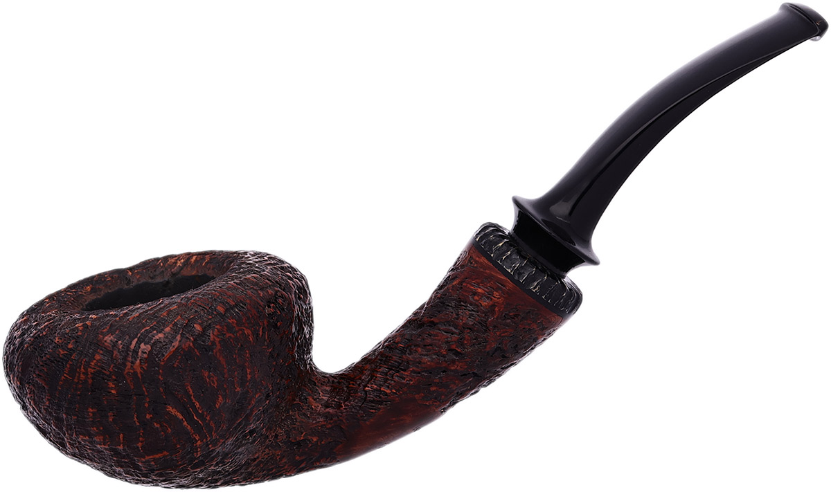 Misc. Estate HS Studio Sandblasted Reverse Calabash Acorn