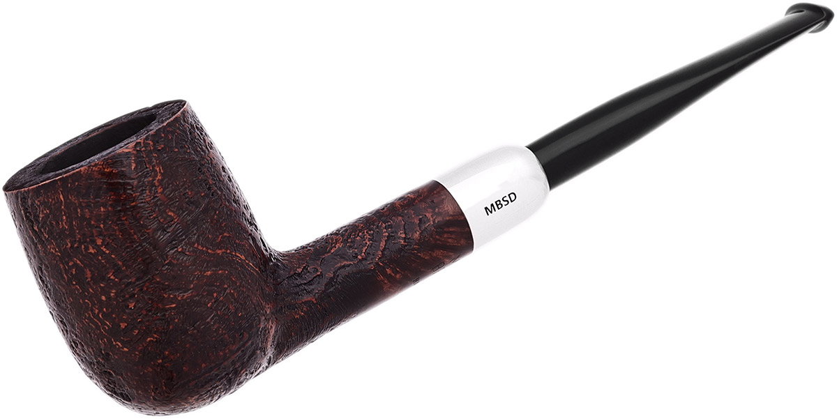 Misc. Estate MBSD Timeless Traditions Sandblasted Billiard with Silver (1)