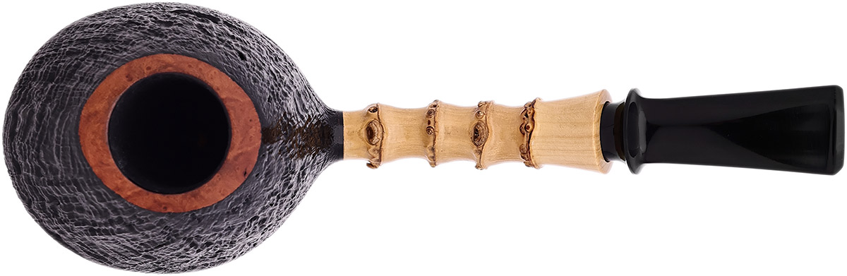 Misc. Estate Jerry Zenn Sandblasted Volcano with Bamboo and Boxwood (Unsmoked)