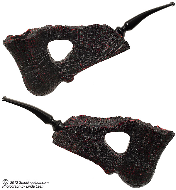 Misc. Estate Burl King Giant Sandblasted Bridged Freehand