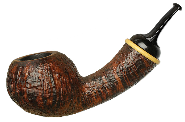 Misc. Estate Gregor Lobnik Sandblasted Bent Apple with Boxwood
