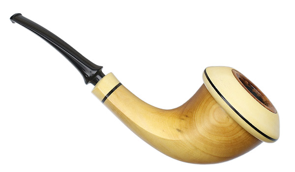 Misc. Estate Chris Asteriou Smooth Boxwood Calabash with Holly (56/17) (2017)
