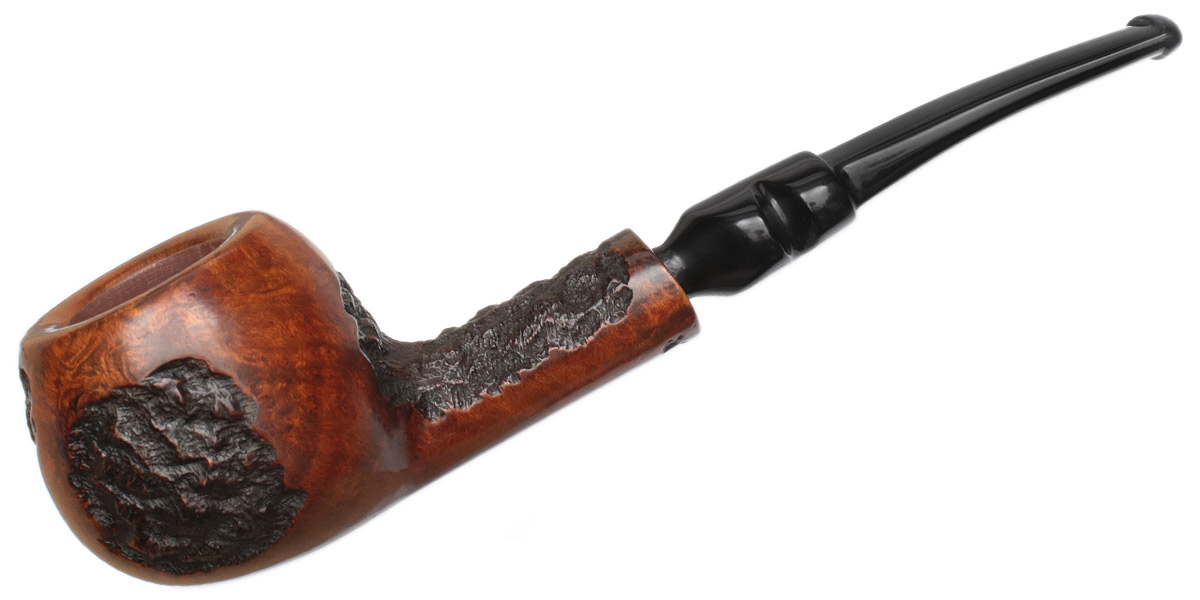 Misc. Estate Phillip Trypis Partially Rusticated Bent Apple (5) (Unsmoked)