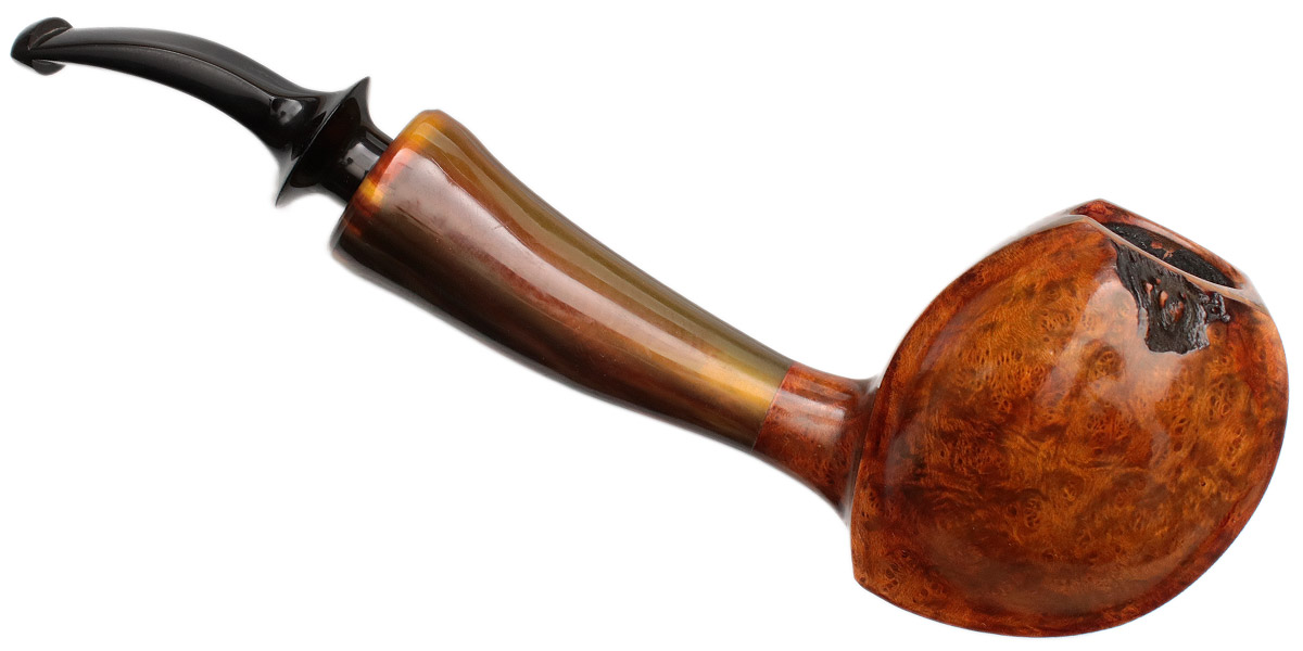 discount tobacco pipes Edwin Smooth Blowfish with Horn (Unsmoked) Pipe $200 - $300 - MBSD