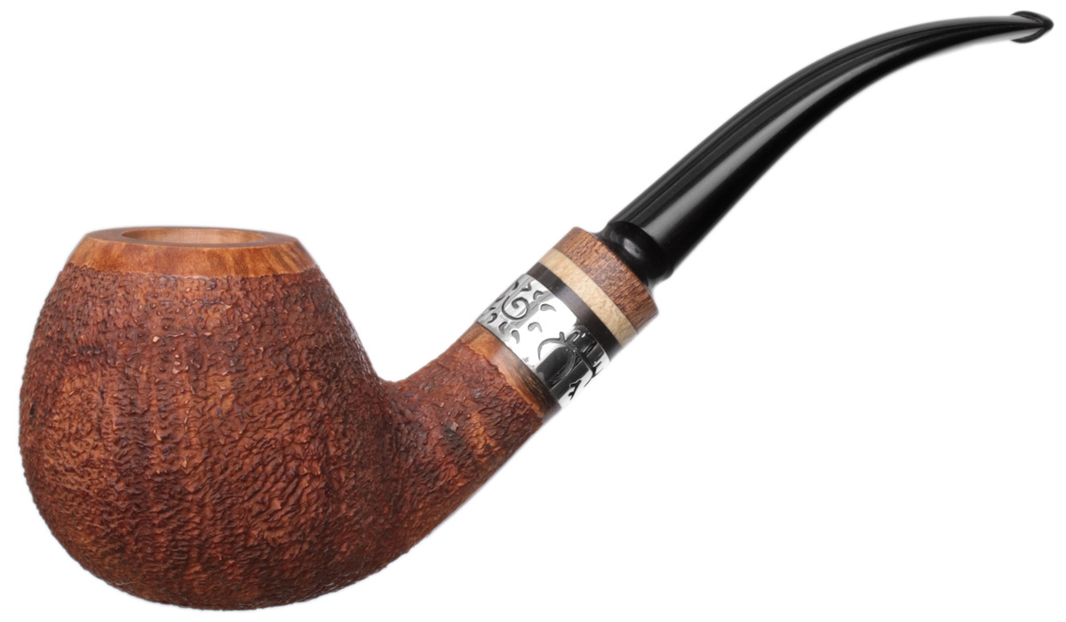 Misc. Estate Levon Asikyan Rusticated Bent Apple (062/21) (9mm) (Unsmoked)