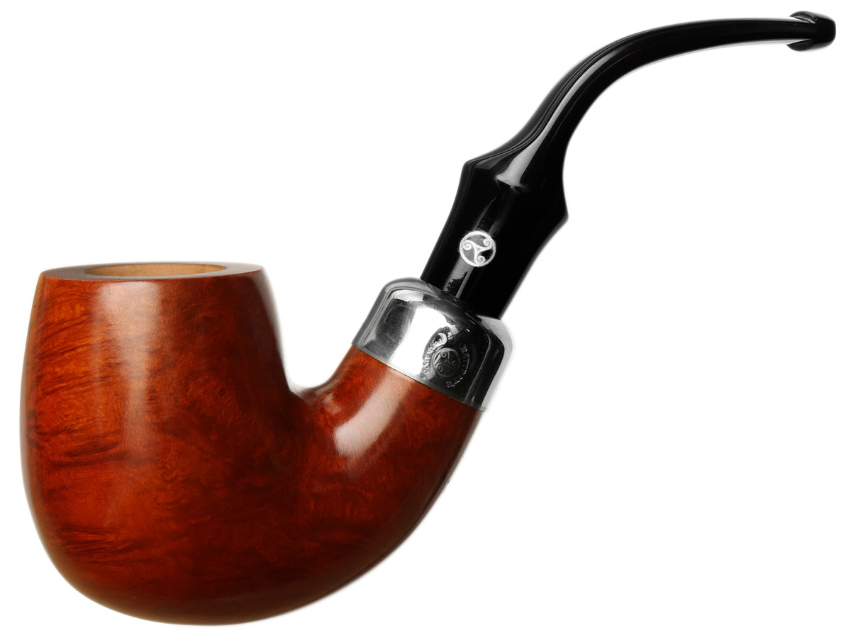 Rattray's Smooth Bent Billiard (The Cave) (91) (9mm) (Unsmoked) Tobacco Pipe