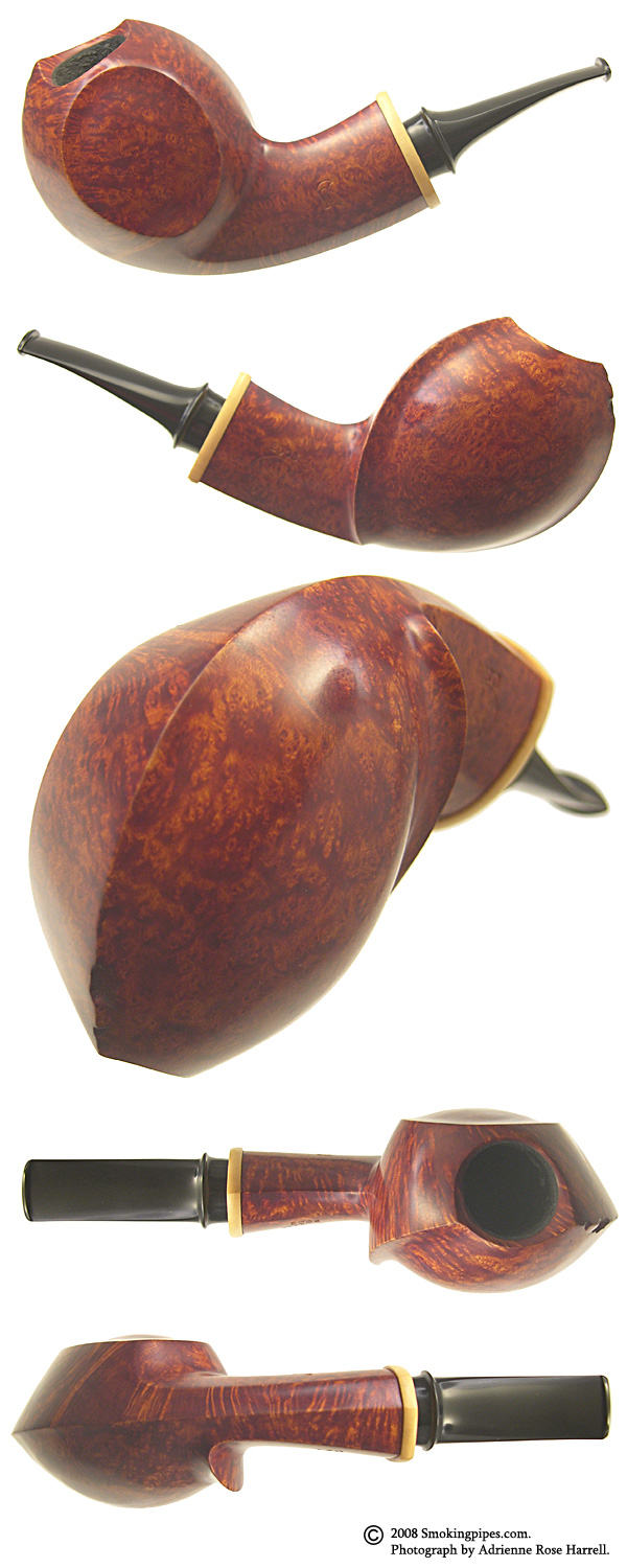 American Estate Todd Johnson Smooth Blowfish with Boxwood Ferrule (Hoplite) (Unsmoked)