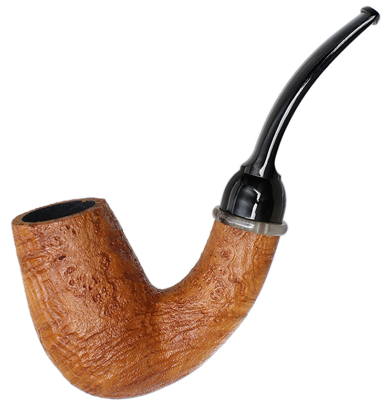 American Estate Briarworks Neptune Light Sandblasted Bent Stack (Unsmoked)
